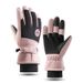 Ski gloves Men's and women's fleece warm waterproof non-slip outdoor cycling ski touch screen thickened gloves_maomaolike.com