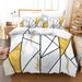 Modern Four Bed Sheet/Fitted Sheet Geometry Thickened Matting/Pure Cotton Bedding Three Piece Set_maomaolike.com