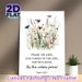 Bible Verse Wildflower Painting Poster, Soft Watercolor Delicate Wildflower & Psalm 106:1 Text Poster, Serene Inspirational Decor For Living Room_maomaolike.com