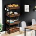 Wood Fruit Vegetable Storage Rack Stand, 4-Tier Storage Organizer_maomaolike.com