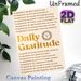 Daily Gratitude Painting Poster, Warm-toned Typographic & Zen Sun Graphic Poster, Encourages Positive Mindset, Ideal For Living Room, Bedroom And_maomaolike.com