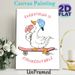Skateboarding Duck Motivational Painting Poster, Adorable Cartoon-style Duck With Flower On Skateboard Poster, Uplifting Quote Wall Decor Ideal For_maomaolike.com