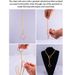 Heart Slip Chain Necklace For Women Fashion Punk Rock Goth Choker Jewelry Accessories_maomaolike.com