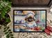 Pekingese The Chef Doormat Front Door Mat Indoor Outdoor Rugs For Entryway, Non Slip Washable Low Pile, 24H X 36W_maomaolike.com