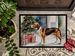 English Foxhound Cozy Christmas Doormat Front Door Mat Indoor Outdoor Rugs For Entryway, Non Slip Washable Low Pile, 24H X 36W_maomaolike.com