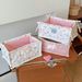 Korean-style Ins Pink Plaid Quilted Basket, High Aesthetic Value, Suitable For Organizing Snacks And Miscellaneous Items In The Li_maomaolike.com