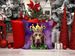 Labrador Retriever King Of Mardi Gras Throw Pillow Machine Washable, Indoor Outdoor Decorative Pillow For Couch, Bed Or Patio, 14Hx14W_maomaolike.com