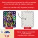 English Bulldog King Of Mardi Gras Porcelain Ornament Christmas Tree Hanging Decorations For Home Christmas Holiday, Rectangle, Gift, Multicolor_maomaolike.com