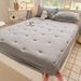 Cross-border Soybean Protector, Thickened Quilted Urine-proof Pad, Anti-mite Cover, Air-layer Simmons Mattress Protector_maomaolike.com