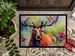 Moose Doormat Front Door Mat Indoor Outdoor Rugs For Entryway, Non Slip Washable Low Pile, 24H X 36W_maomaolike.com