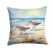 Sandpipers Hunting Throw Pillow Machine Washable, Indoor Outdoor Decorative Pillow For Couch, Bed Or Patio, 14Hx14W_maomaolike.com