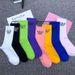 Unisex Men's midtube preppy street hipster ins women's long socks Sports hip hop street socks_maomaolike.com