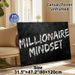 Millionaire Mindset Painting Poster, Stylish Dollar Bill Textured Lettering Poster, Inspirational Money-Themed Decor For Home Office & Workspace_maomaolike.com