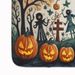 Papel Picado Skeletons Spooky Halloween Memory Foam Kitchen Mat Machine Washable Anti-Fatigue Mat Cushion Comfort Bath Mat Or Kitchen Rug_maomaolike.com