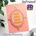 Cultural Typography & Paisley Pattern Painting Poster, Ornate Gold-framed Pink Decorative Poster, Elegant Traditional-inspired Decor Ideal For Living_maomaolike.com