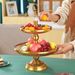 Nordic Light Luxury Style Crystal Glass Fruit For Home Living Room Coffee Table High-end Snack Candy Display Plate With_maomaolike.com