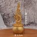 Gold-Plated Fire Dragon Cloud Treasure Bowl Rotatable Ornament Office Living Room Stress Relief Spinning Metal Craft_maomaolike.com