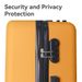 Luggage Sets ABS Hardshell 3pcs Luggage, Lightweight Durable Suitcase Sets Spinner Wheels Suitcase 20''24''28'' (Yellow)_maomaolike.com