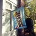 Norwegian Elkhound Happy Birthday House Flag Large Porch Sleeve Pole Decorative Outside Yard Banner Artwork Wall Hanging, Polyester, House Size, Multicolor_maomaolike.com