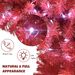 6FT Hinged Fir Artificial Fir Bent Top Christmas Tree, Xmas Tree Bendable Santa Hat Style Christmas Tree Holiday Decoration,1250 Lush Branch Tips, 300 LED Lights X-mas_maomaolike.com