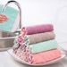 3pcs/5pcs/10pcs Microfiber Towel Absorbent Kitchen Cleaning Cloth Non-stick Oil Dish Towel Rags Napkins Tableware Household Cleaning Towel_maomaolike.com