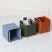 Nordic INS Style Leather Minimalist Cosmetic Remote Control Dressing Table Internet Celebrity Pen Holder Desktop Storage_maomaolike.com