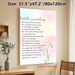 Snowdrop Poem Painting Poster, Gentle Watercolor Floral Poster, Heartfelt Sentimental Verse With Delicate Snowdrop Blooms, Suitable For Cozy Home Wall_maomaolike.com