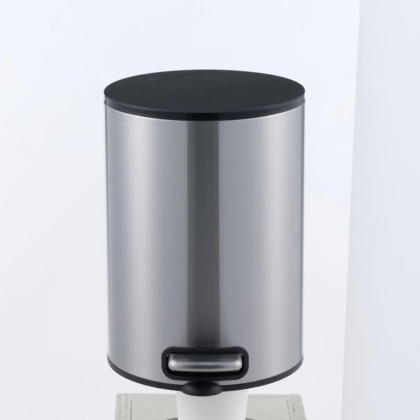 SSTC002-5L-S, Stainless Steel Kitchen Trash Can, 5L_maomaolike.com