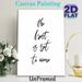 Inspirational Quote Painting Poster, Minimalist Black Calligraphy Style Poster, Uplifting Motivational Message For Living Room, Bedroom And Office_maomaolike.com
