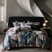 Spring And Summer High-End Tencel Cotton Cool Four-Piece Set Retro Style Simple Digital Print Duvet Cover Bed Sheet Bedding_maomaolike.com