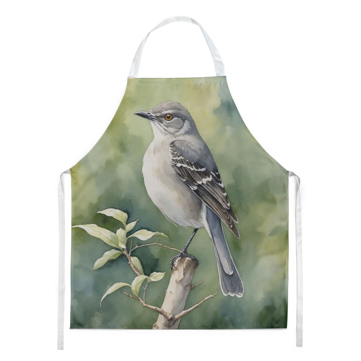 Arkansas Northern Mockingbird Apron Cooking Kitchen Server Baking Crafts Gardening For Adult Women Men, Unisex, Large, Multicolor_maomaolike.com