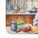 Wheaten Terrier The Chef Memory Foam Kitchen Mat Machine Washable Anti-Fatigue Mat Cushion Comfort Bath Mat Or Kitchen Rug_maomaolike.com