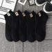 5 Pairs Of Socks For Men, Anti Odor Absorbing Short Tube Spring Summer Thin, Low Cut, Shallow Mouth Socks, Sports And_maomaolike.com