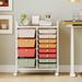 12-Drawer Utility Rolling Cart With Drawers Multi-Use Storage_maomaolike.com