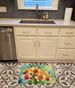 Orchids In Watercolor Memory Foam Kitchen Mat Machine Washable Anti-Fatigue Mat Cushion Comfort Bath Mat Or Kitchen Rug_maomaolike.com