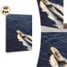Speedboat On Ocean Painting Poster, Sleek Realistic Aerial View Poster, Vibrant Nautical Vibe, Ideal For Living Room, Office & Coastal-themed Spaces_maomaolike.com