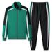 Men's Clothing Spring and Autumn Men's New Casual Sports Suit Youth Fashion Stand Collar Cardigan Two piece Jacket Men_maomaolike.com