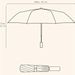 Simple Cartoon Kittens Printed Black And White Automatic Umbrella, Sunny And Rainy Dual-use UV Protection Umbrella, Thickened And ReinforcedFrame_maomaolike.com