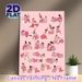 Prenatal Labor & Birthing Exercises Painting Poster, Soft Pink Cartoon-style Poster, Features Guided Birthing Poses With Partner Support, Ideal For_maomaolike.com