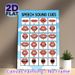 Speech Sound Cues Painting Poster, Clear Cartoon Mouth Visual Guide Poster, Practical Pronunciation Learning Aid Suitable For Language Classrooms And_maomaolike.com
