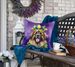 Leonberger King Of Mardi Gras Throw Pillow Machine Washable, Indoor Outdoor Decorative Pillow For Couch, Bed Or Patio, 18Hx18W_maomaolike.com