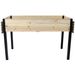 Raised Garden Bed, Metal Leg Wood Planter Boxes With Folding Storage Shelf,Elevated Planter Box For Growing Fresh Herbs, Vegetables, Flowers Great For Outdoor Patio, Deck, Balcony_maomaolike.com
