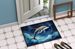 Dolphin In A Starry Sea Doormat Front Door Mat Indoor Outdoor Rugs For Entryway, Non Slip Washable Low Pile, 24H X 36W_maomaolike.com