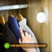 2~6 Pack Motion Sensor LED USB Rechargeable 3 Color Night Cabinet Wardrobe Lamp Staircase Wireless Closet Light_maomaolike.com
