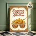 Samosa & Chaat Themed Painting Poster, Vintage Ethnic Style Richly Colored Indian Cuisine Poster, Eye-catching Food Art Ideal For Restaurant And_maomaolike.com