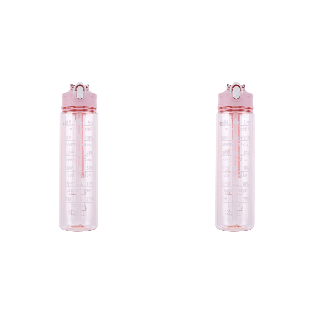 800ml Sports Water With Straw & Handle Portable Cup Large Capacity Motivational Drinking Bottle For Boys Girls_maomaolike.com
