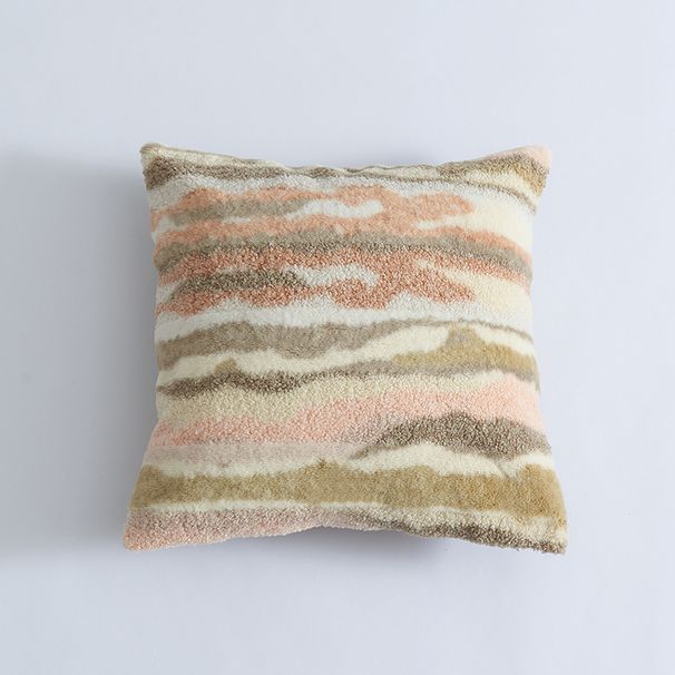 Home Textile Plush Pillow Cover Texture Plush Quicksand Color Pillow Sofa Pillow Cushion Cover_maomaolike.com