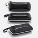 Unisex Leather zipper case Premium sense High appearance Level Eyewear case Simple Portable Sunglasses Sunglasses Retro PU eye case_maomaolike.com