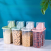 Japanese Style Canned Grain Container Home Use Insect-Proof Moisture-Proof Sealed Flour Jar Rice Bucket Five Grains_maomaolike.com