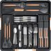 Retractable Kitchen Cutlery Organizer Divided Tray For Knives & Forks — 3-Way Expandable Drawer Insert_maomaolike.com